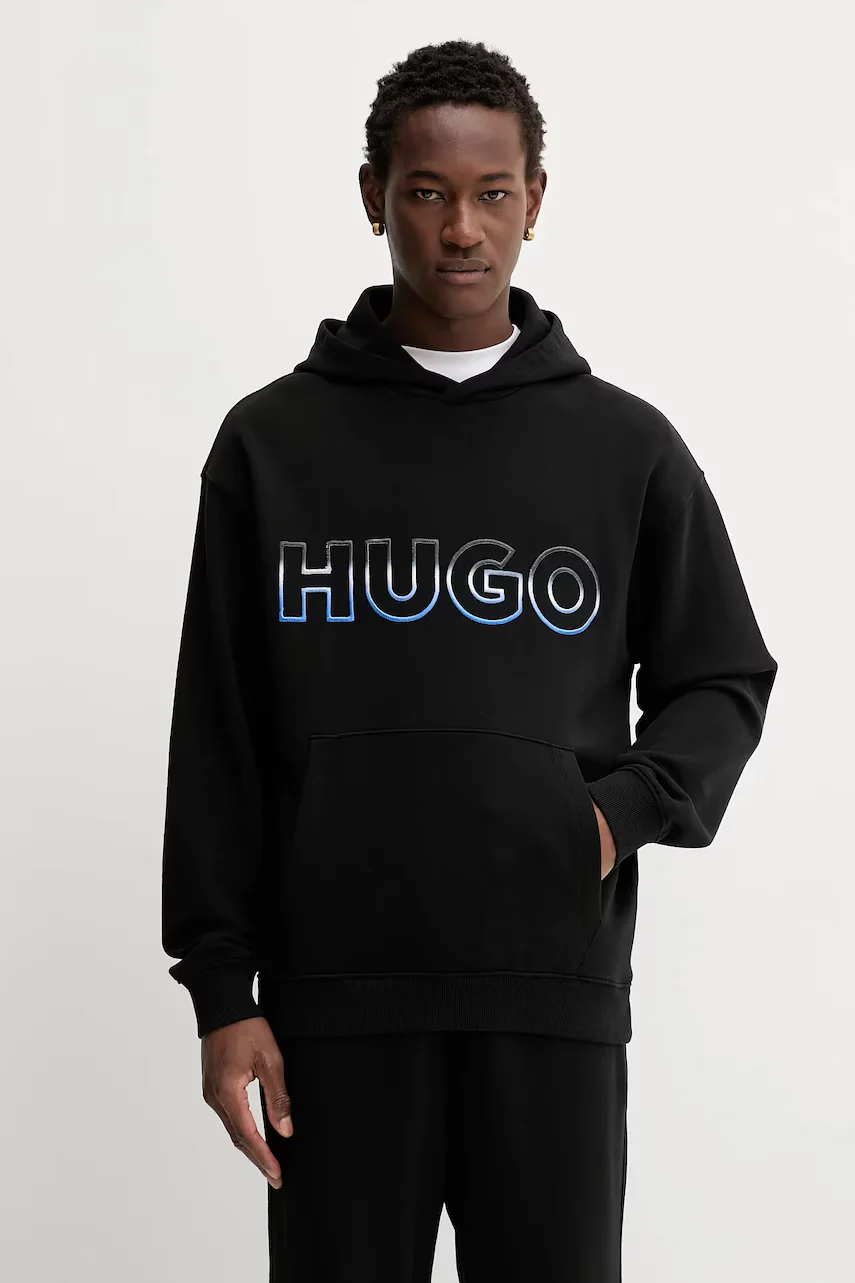 HUGO Blue Памучен суичър Nogudi
