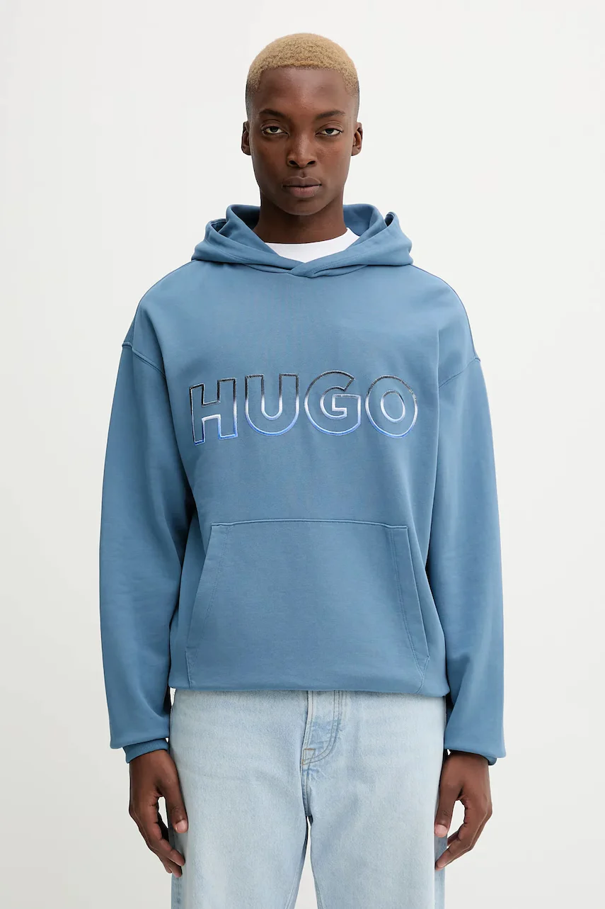 HUGO Blue Памучен суичър Nogudi