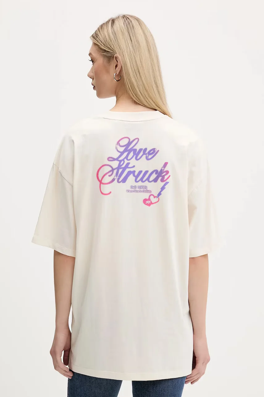 HUGO Blue Памучна тениска Oversize_tee_B_5