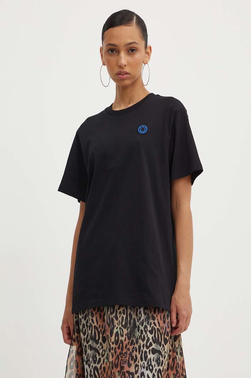 HUGO Blue Памучна тениска Vintage Tee_B_1