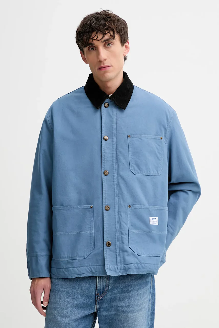 HUGO Blue Памучно яке Brams254W1