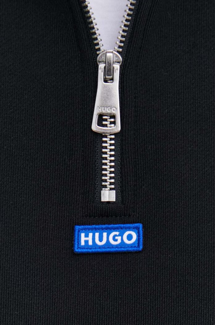 HUGO Blue суичър мъжки от памук Neeler черен 50522367