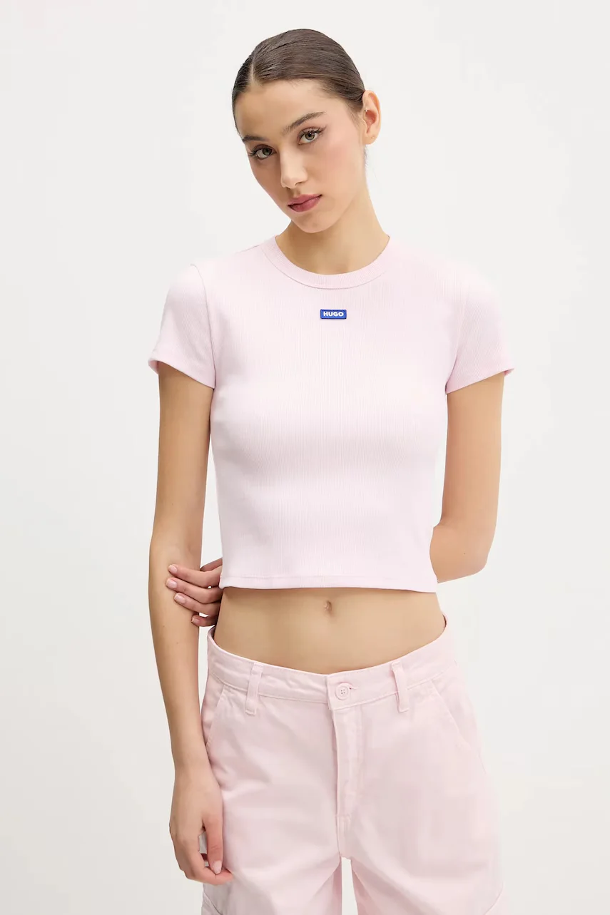 HUGO Blue Тениска Baby Tee_B