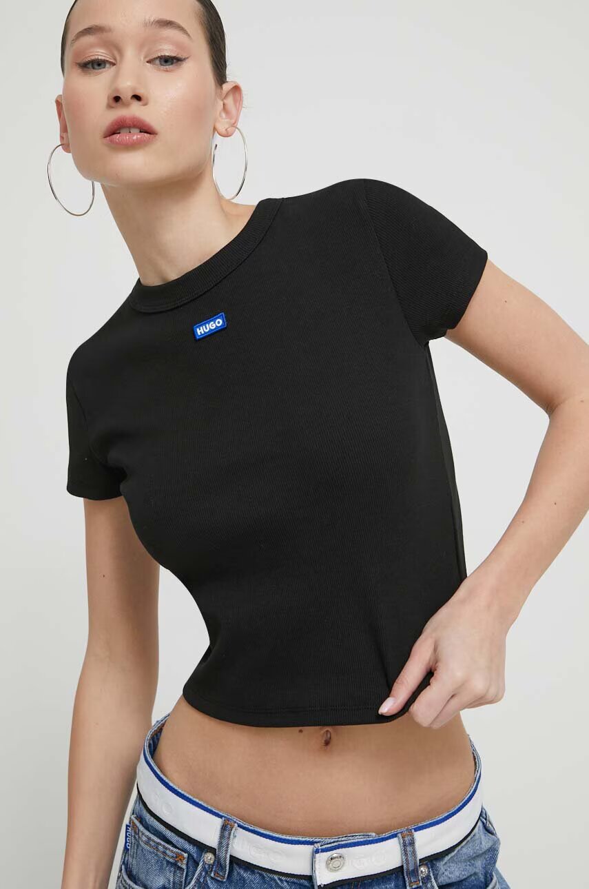 HUGO Blue Тениска Baby Tee_B