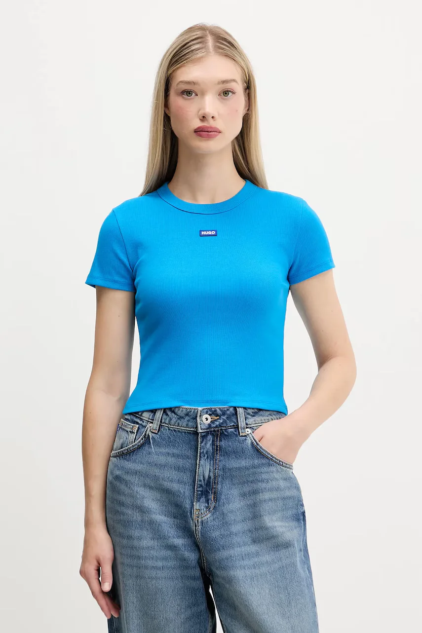 HUGO Blue Тениска Baby Tee_B