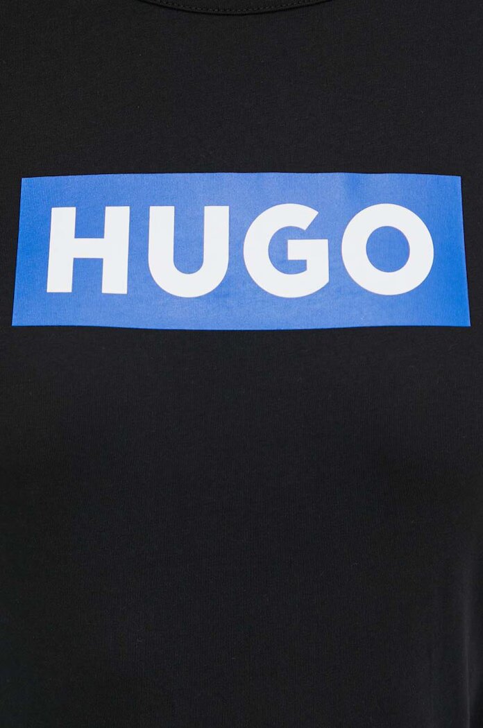 HUGO Blue тениска basic дамска от памук Classic Tee_B черна 50510772