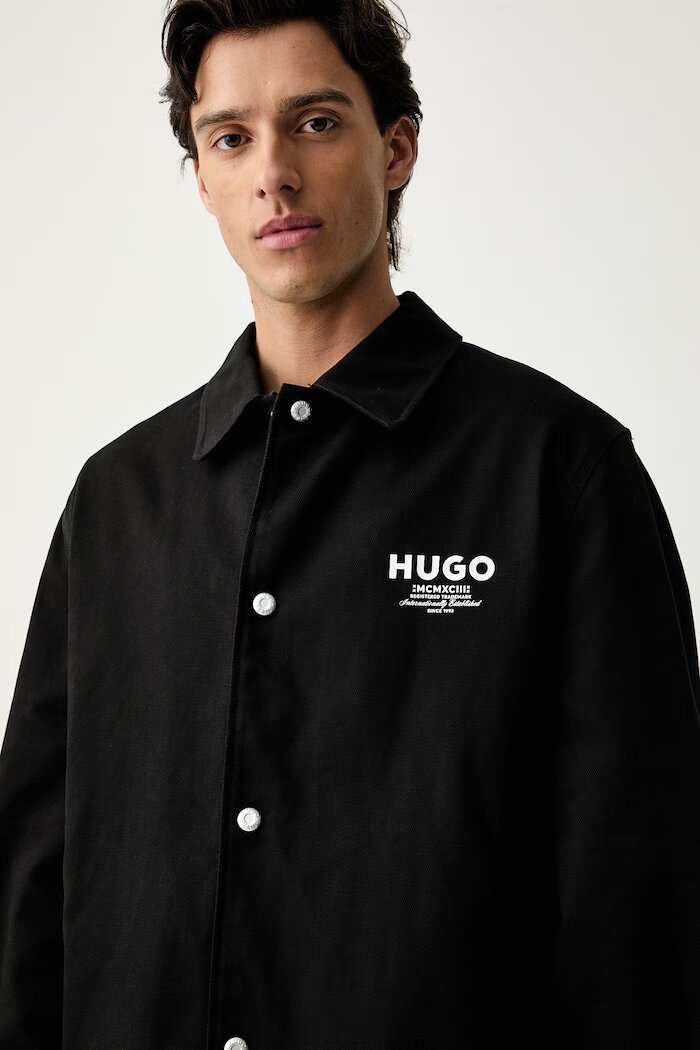 HUGO Blue яке мъжко от памук Biyo2631 черно 50563933