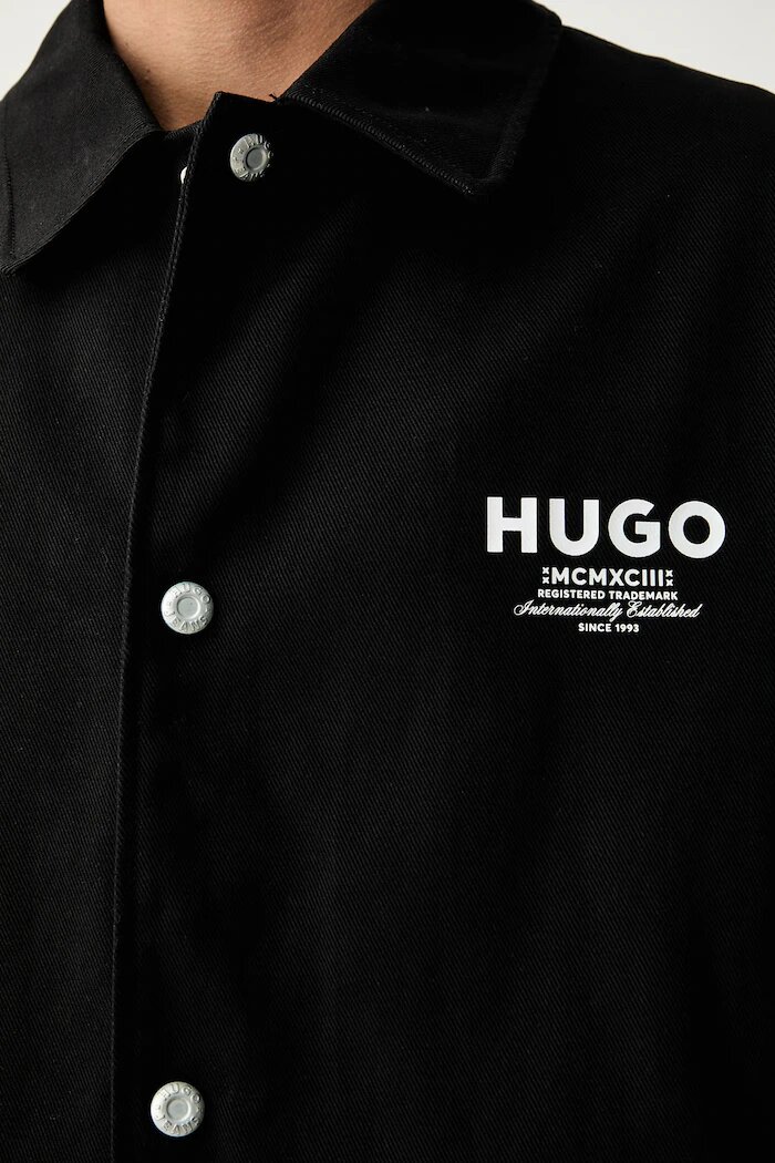HUGO Blue яке мъжко от памук Biyo2631 черно 50563933