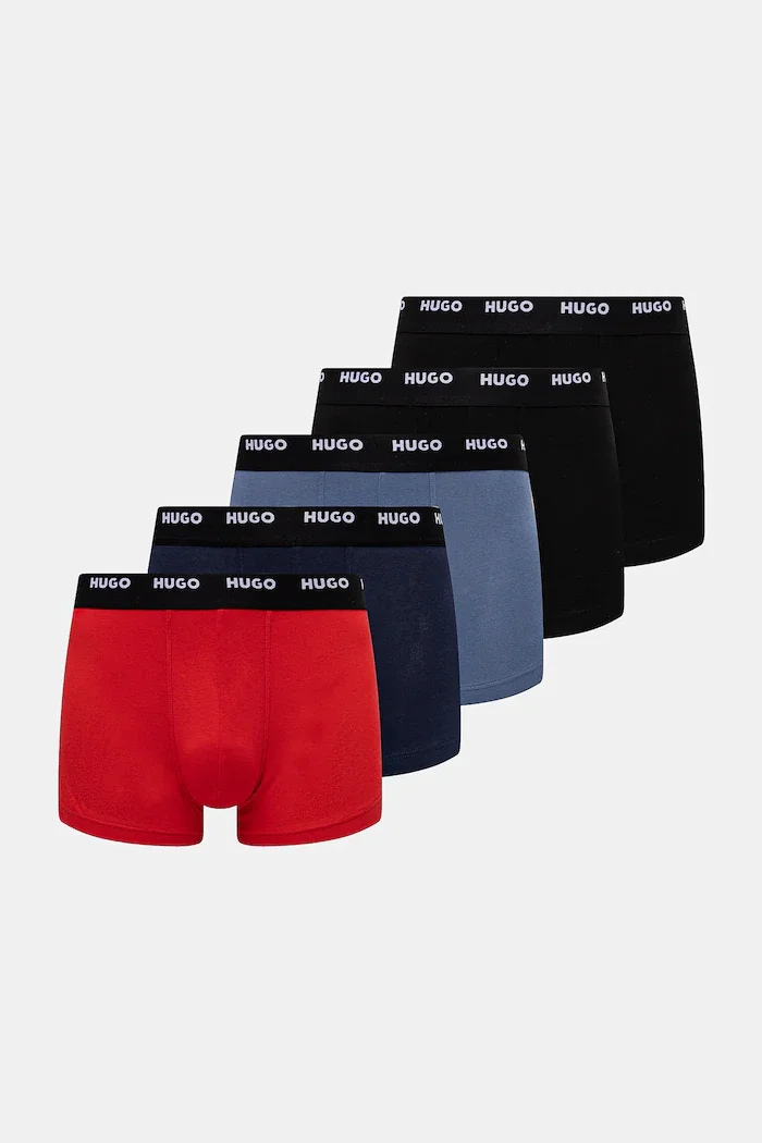 HUGO боксерки мъжки TRUNK FIVE PACK 5 броя черни 50532619
