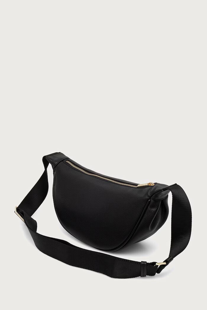 HUGO чанта crossbody дамска от имитация на кожа Orin 2.0 Hobo черна 50567635