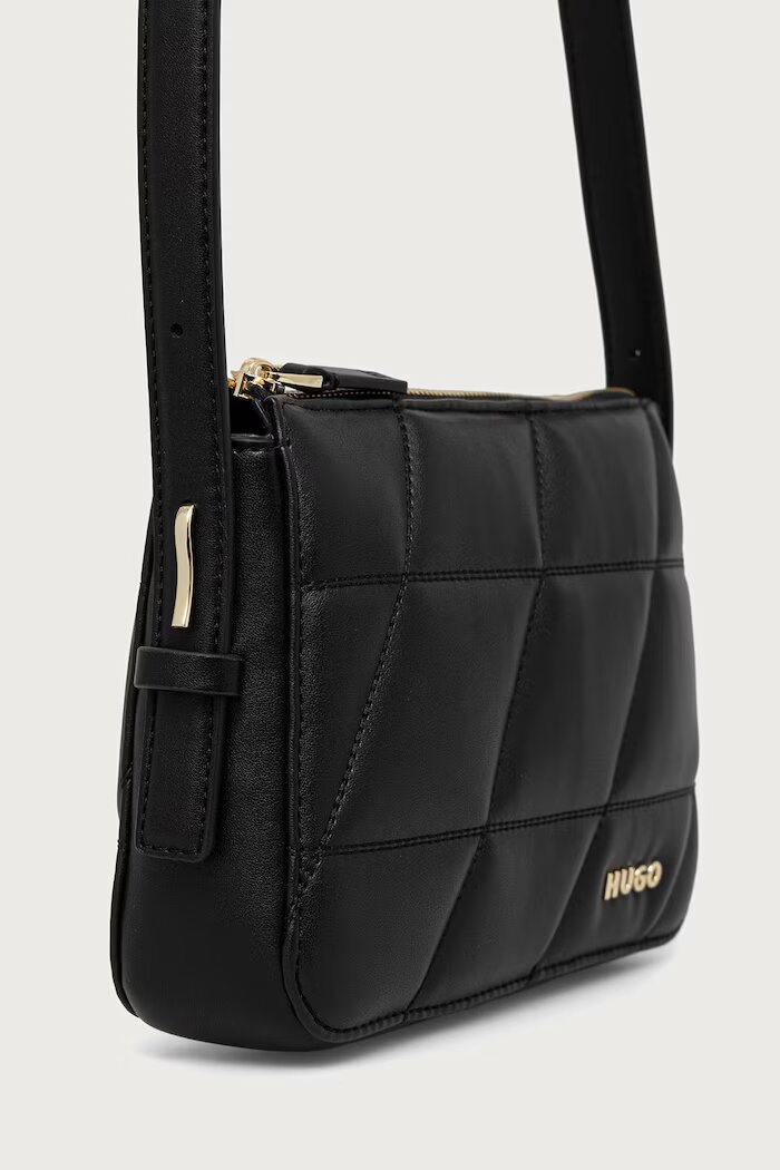 HUGO чанта crossbody дамска от имитация на кожа Yorih Q_Crossbody черна 50573264