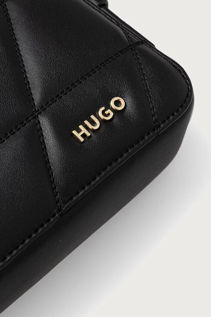 HUGO чанта crossbody дамска от имитация на кожа Yorih Q_Crossbody черна 50573264