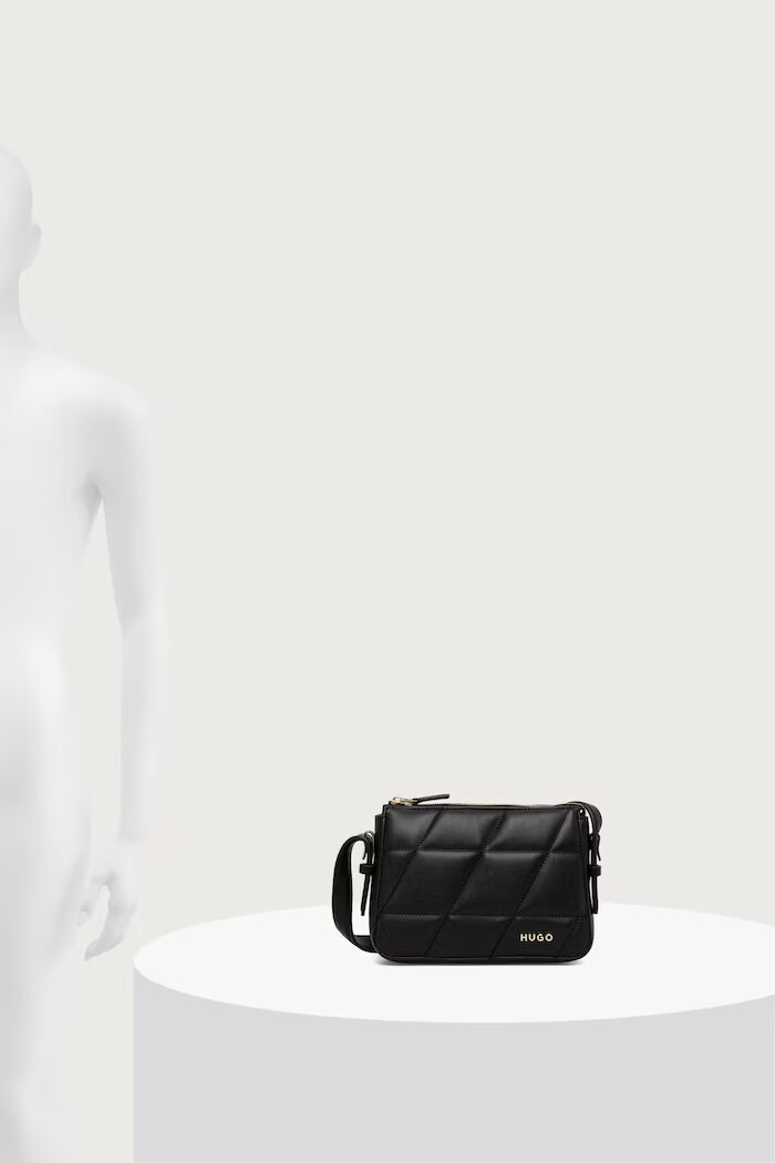 HUGO чанта crossbody дамска от имитация на кожа Yorih Q_Crossbody черна 50573264