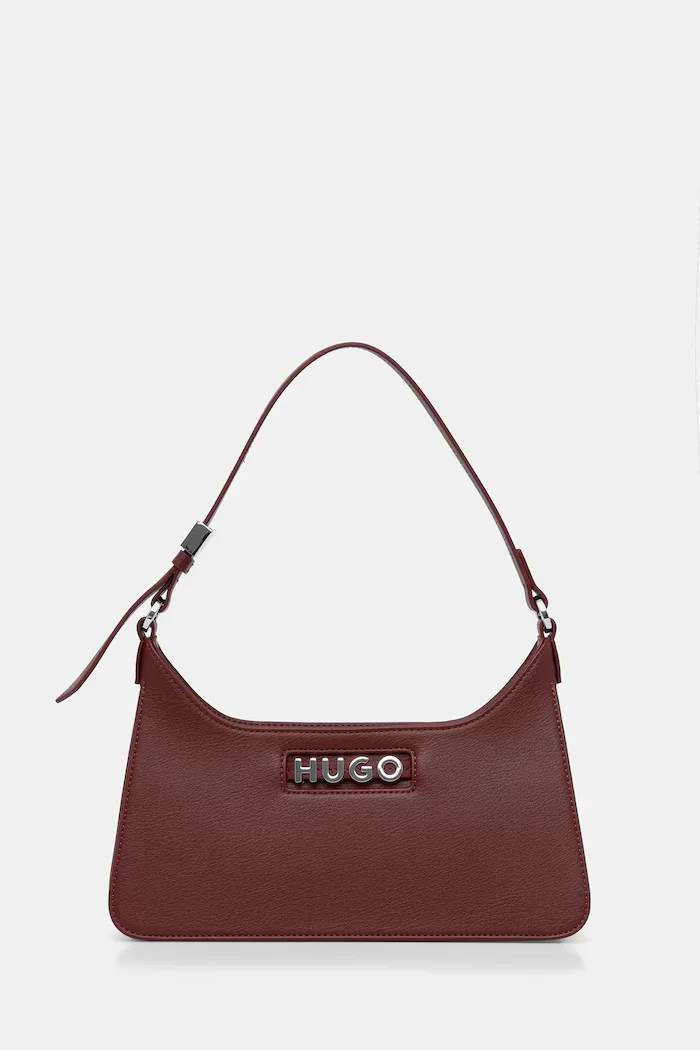 HUGO Чанта Mel 2.0 Sh. Bag Flat в бордо 50552205