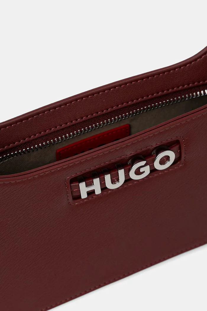HUGO Чанта Mel 2.0 Sh. Bag Flat в бордо 50552205