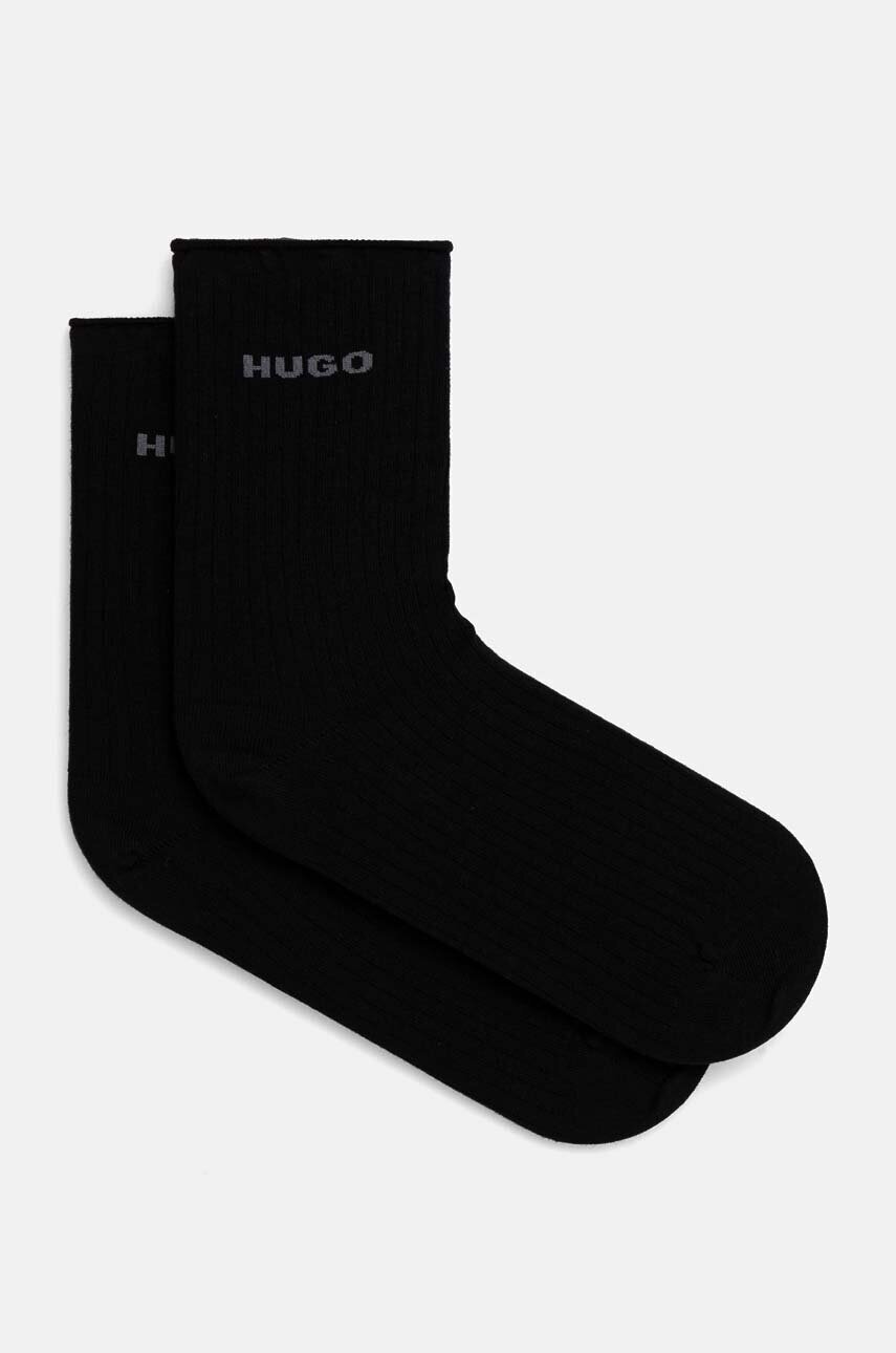 HUGO Чорапи (2 чифта) 2P QS FINE RIB CC W