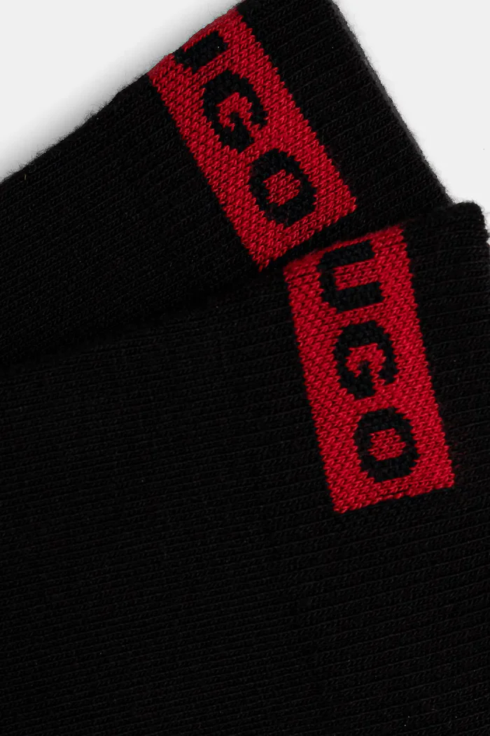 HUGO Чорапи (2 чифта) 2P RS LABEL CC W в розово 50502046