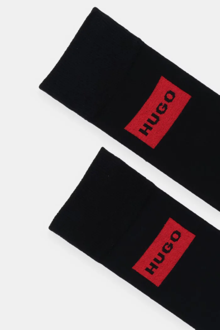 HUGO Чорапи (2 чифта) 2P RS RED LABEL CC в черно 50543167