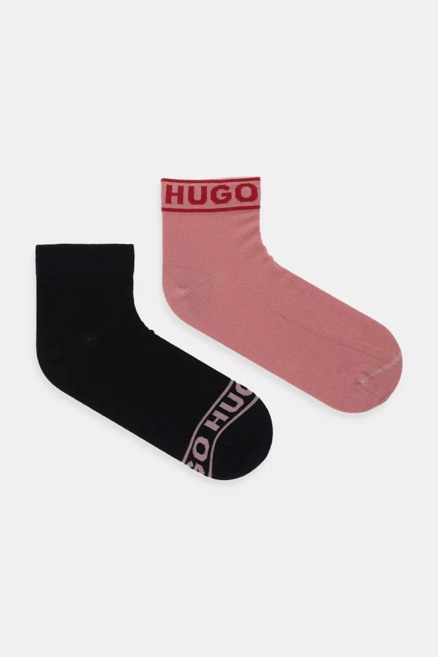 HUGO чорапи 2P SH LOGO CC W