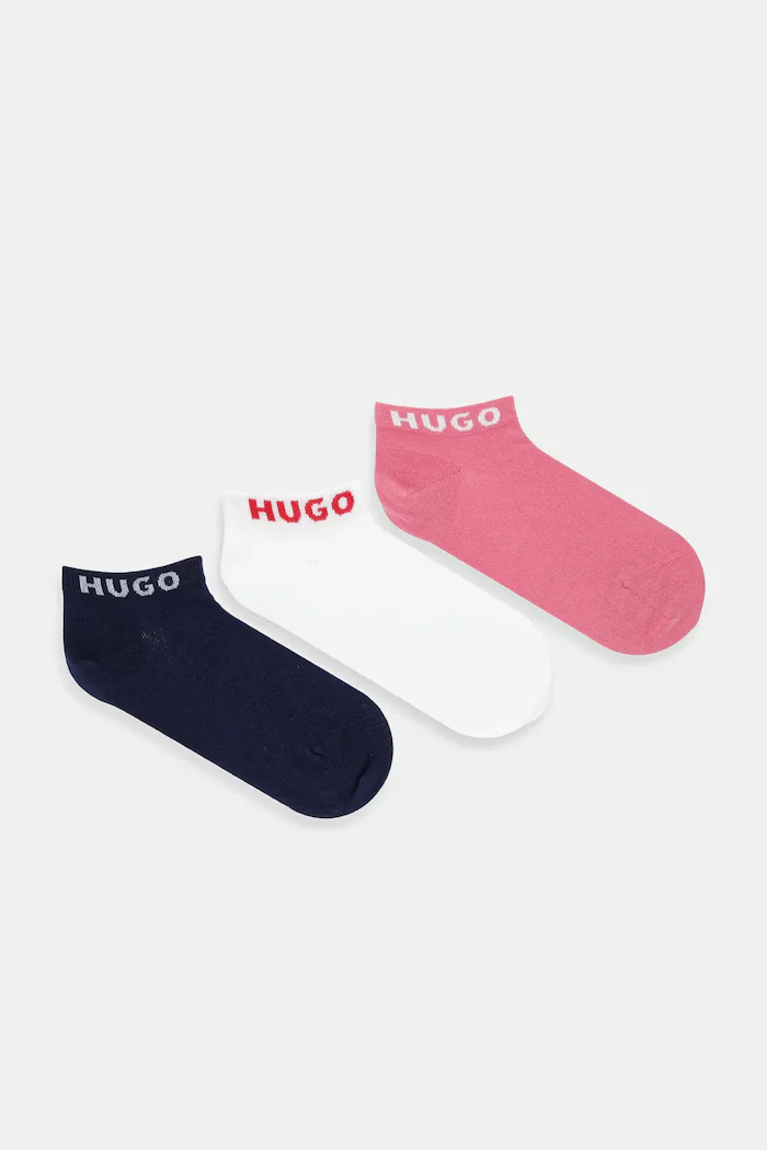 HUGO Чорапи (3 чифта) 3P AS UNI CC W в бяло 50516407