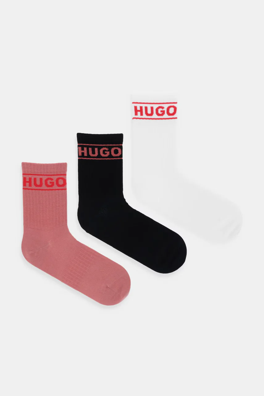 HUGO Чорапи (3 чифта) 3P QSRIB SPORTY CC W