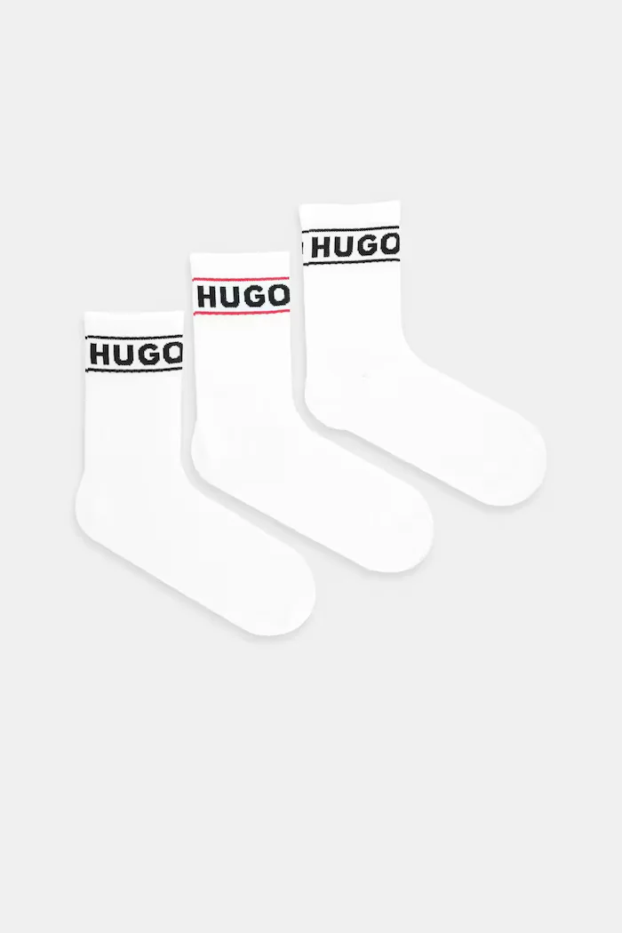 HUGO Чорапи (3 чифта) 3P QSRIB SPORTY CC W в бяло 50517669