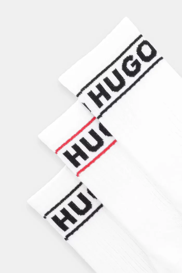 HUGO Чорапи (3 чифта) 3P QSRIB SPORTY CC W в бяло 50517669