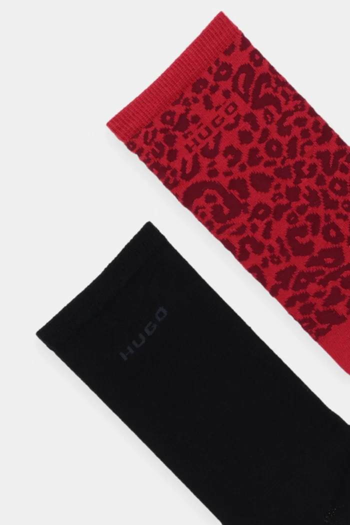 HUGO чорапи дамски 2P RS LEO LOGO CC W 2 броя червени 50543172