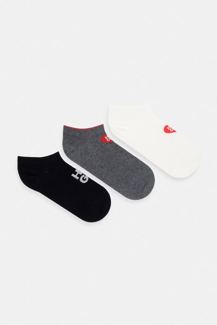 HUGO чорапи дамски 3P AS HEARTLOGO CC W 3 броя бежови 50566536