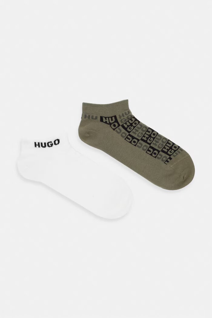 HUGO чорапи мъжки 2P AS AARON CC 2 броя зелени 50553167