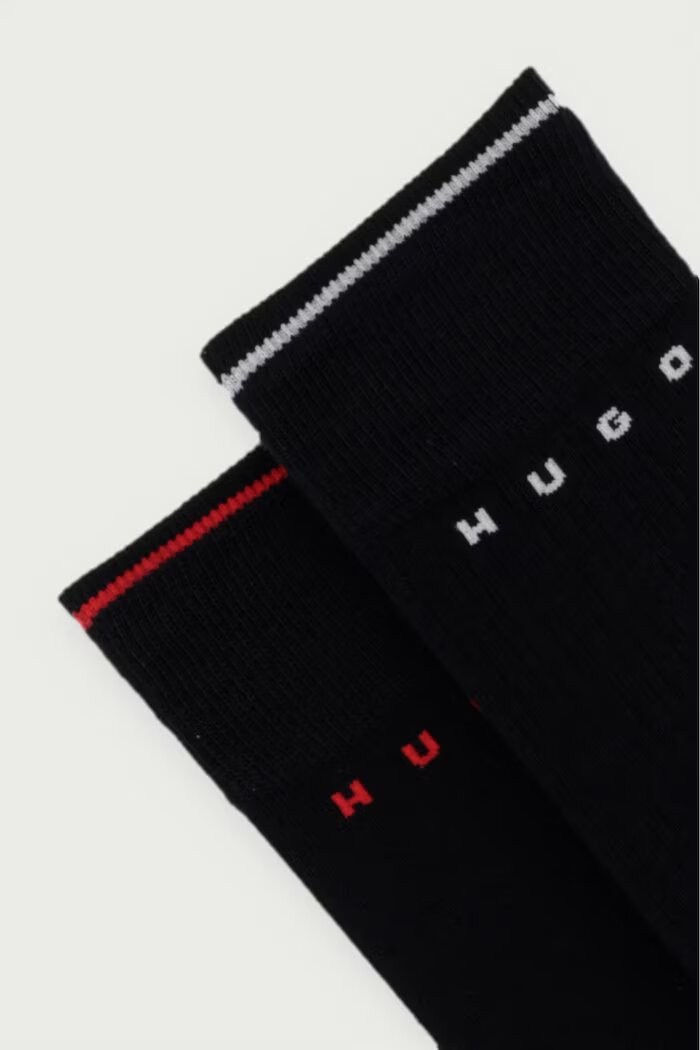 HUGO чорапи мъжки 2P RS RETRO RIB MD 2 броя черни 50564855