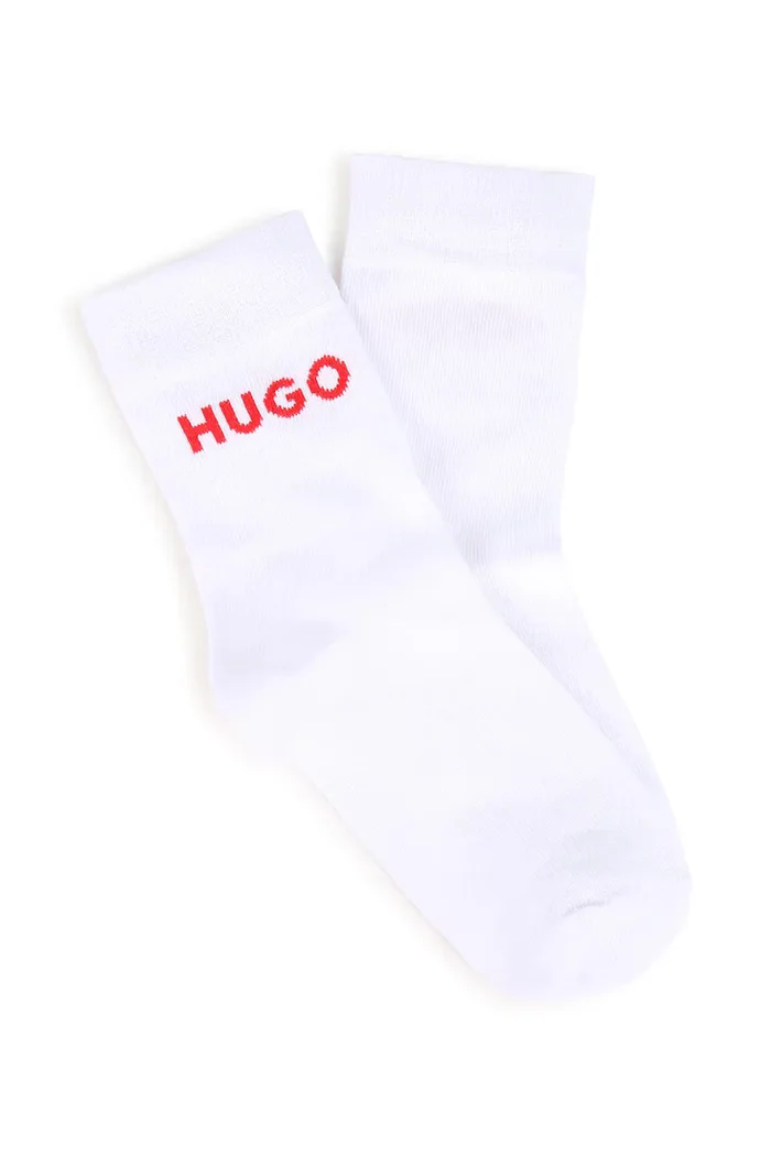 HUGO чорапи за деца 2 броя бели G01319