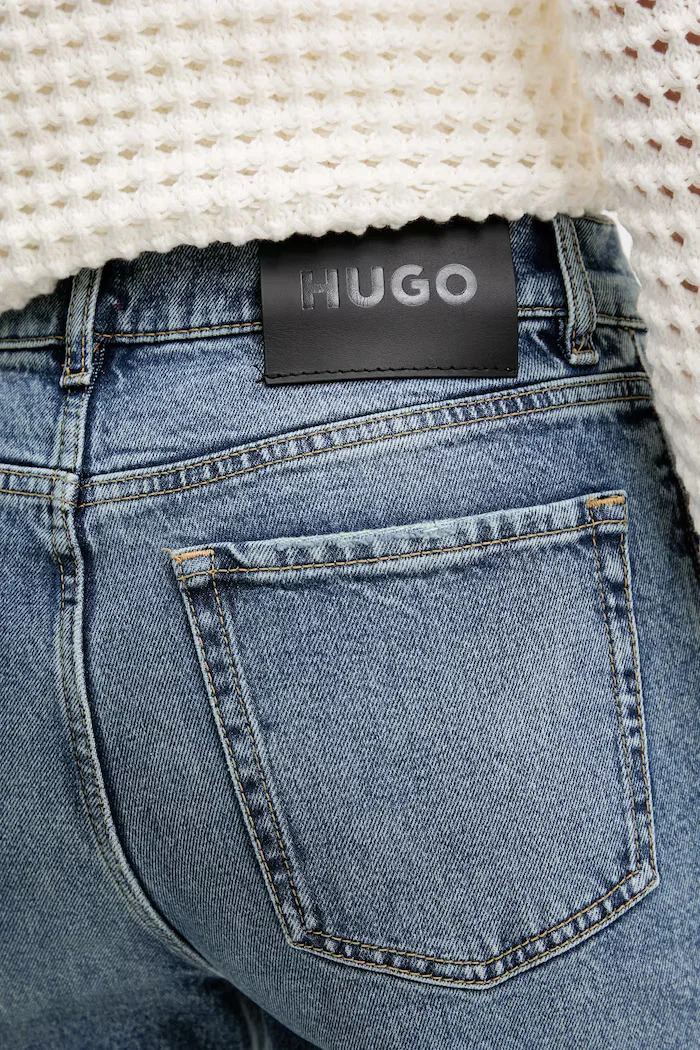 HUGO Дънки с висока талия 50535263