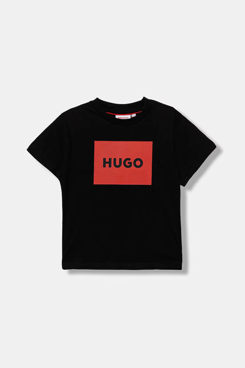 HUGO Детска памучна тениска