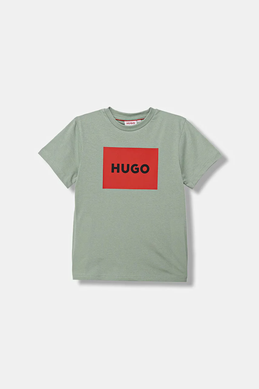 HUGO Детска памучна тениска