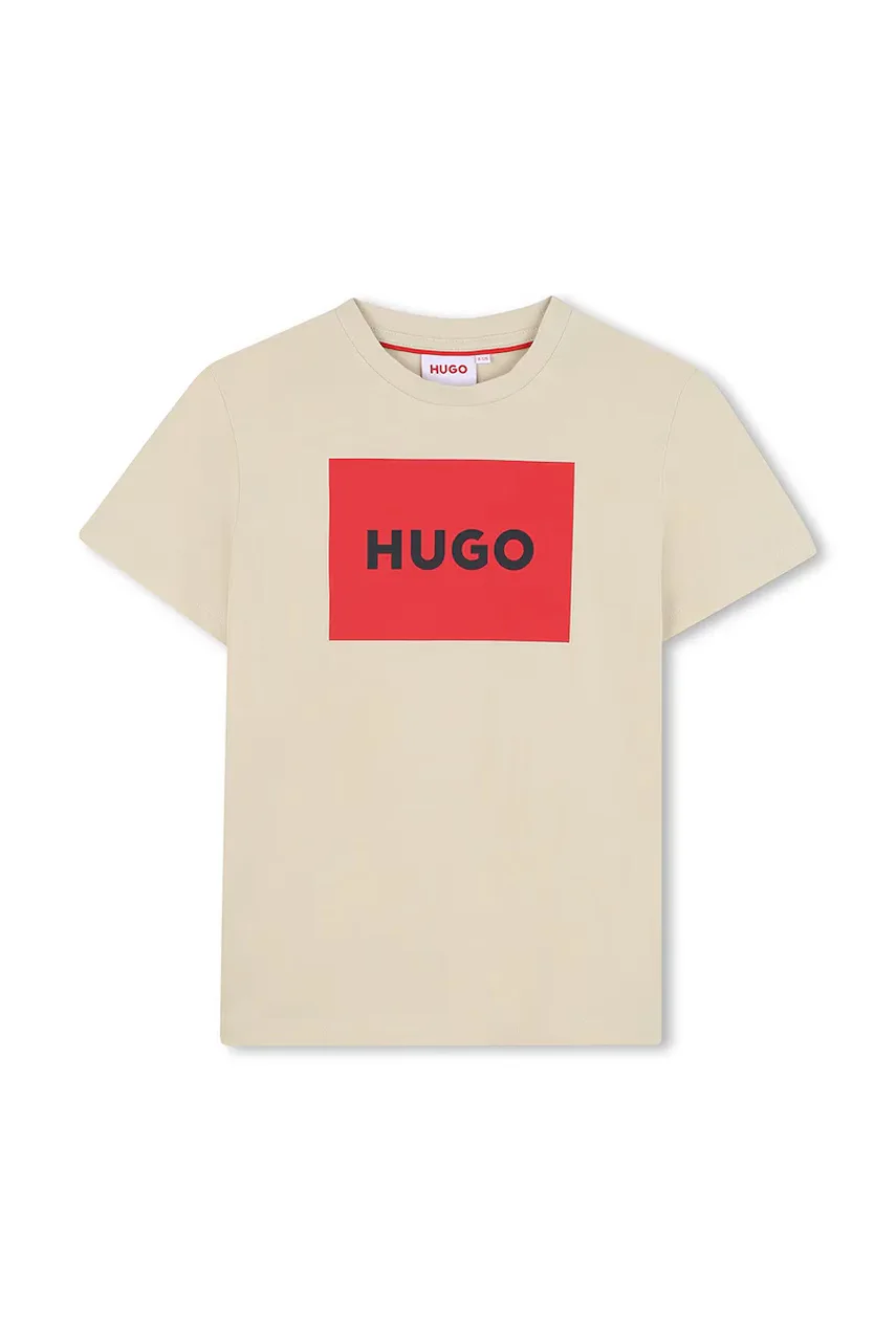 HUGO Детска памучна тениска
