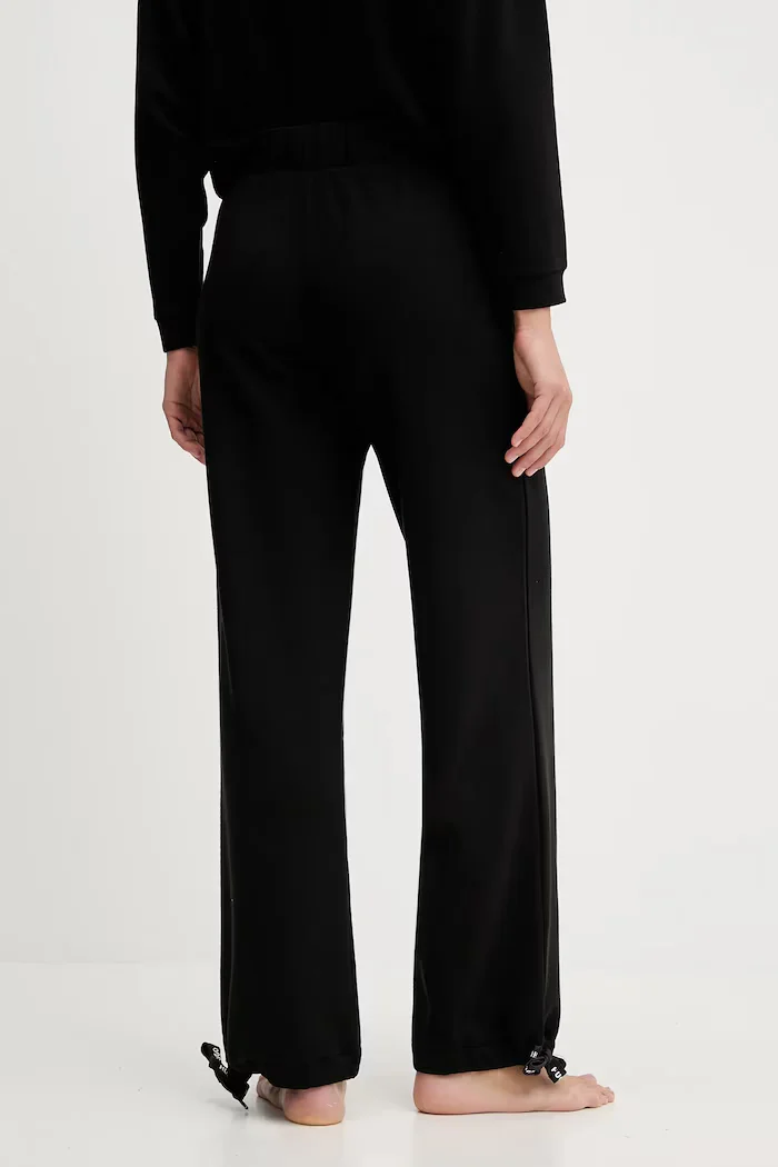 HUGO Домашен панталон CASUAL_PANT в черно с изчистен дизайн 50556893
