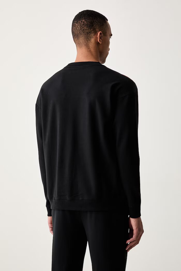 HUGO домашен суичър мъжки с памук NOAH SWEATSHIRT черен 50566160