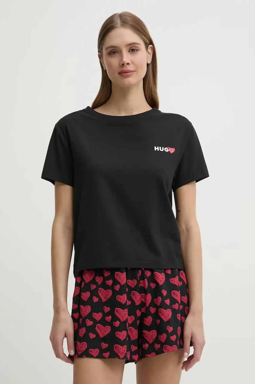 HUGO Домашна тениска NIKKA_T-SHIRT