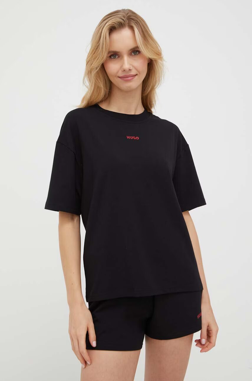 HUGO Домашна тениска SHUFFLE_T-SHIRT