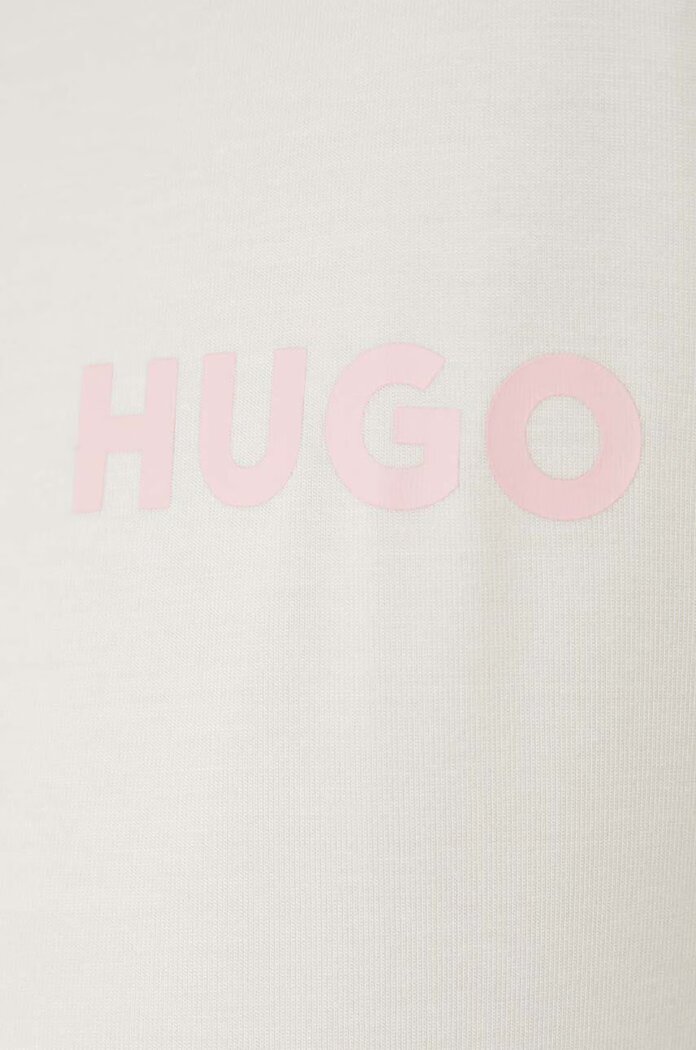 HUGO Домашна тениска UNITE_T-SHIRT в бежово 50490707