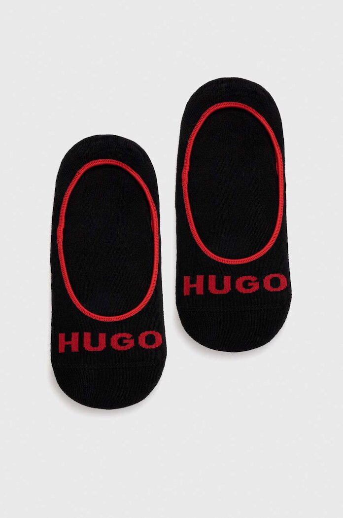 HUGO къси чорапи мъжки 3 броя черни 50514921