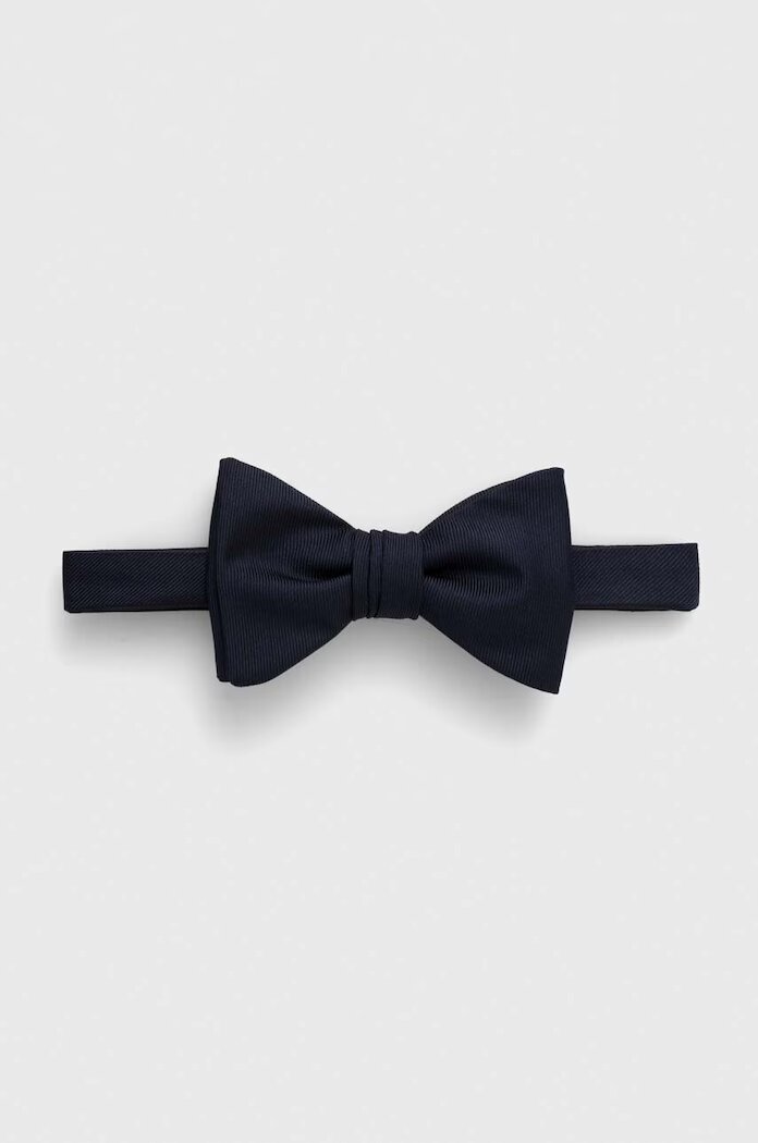 HUGO Копринена папийонка Bow tie dressy в лилаво 50520667