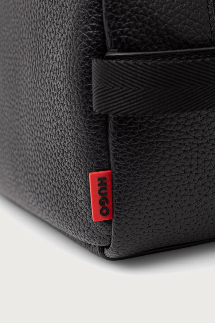 HUGO козметична чанта мъжка от имитация на кожа Ethon HI EVO_Washbag черна 50573504