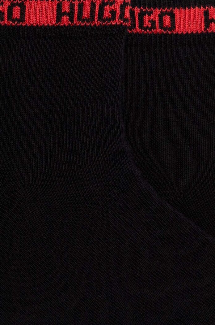 HUGO мъжки с памук 2P SH TAPE CC 2 броя черен 50516390