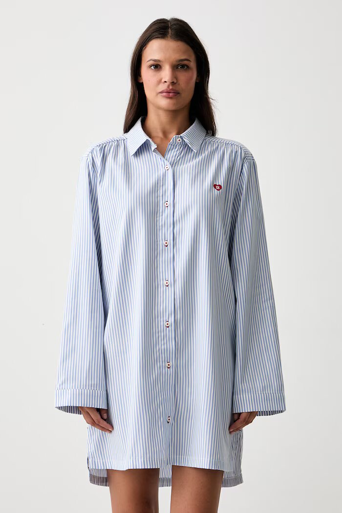 HUGO нощница дамска с вискоза DREEM NIGHTY синя 50566646