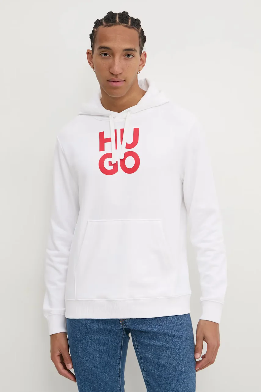 HUGO Памучен суичър