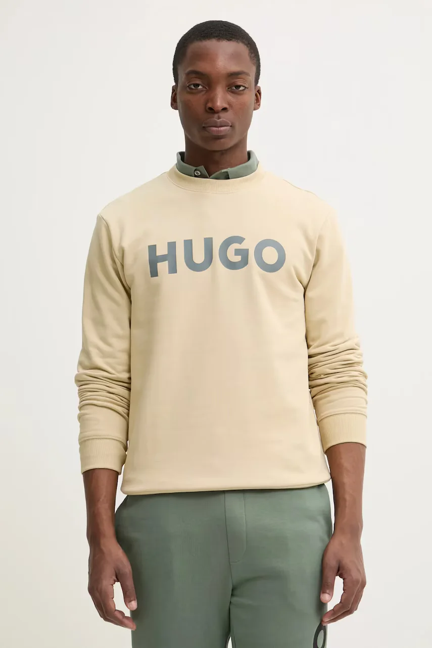 HUGO Памучен суичър