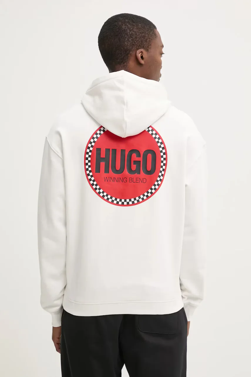HUGO Памучен суичър