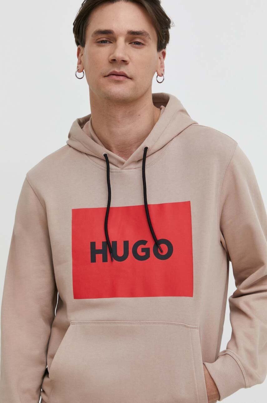 HUGO Памучен суичър